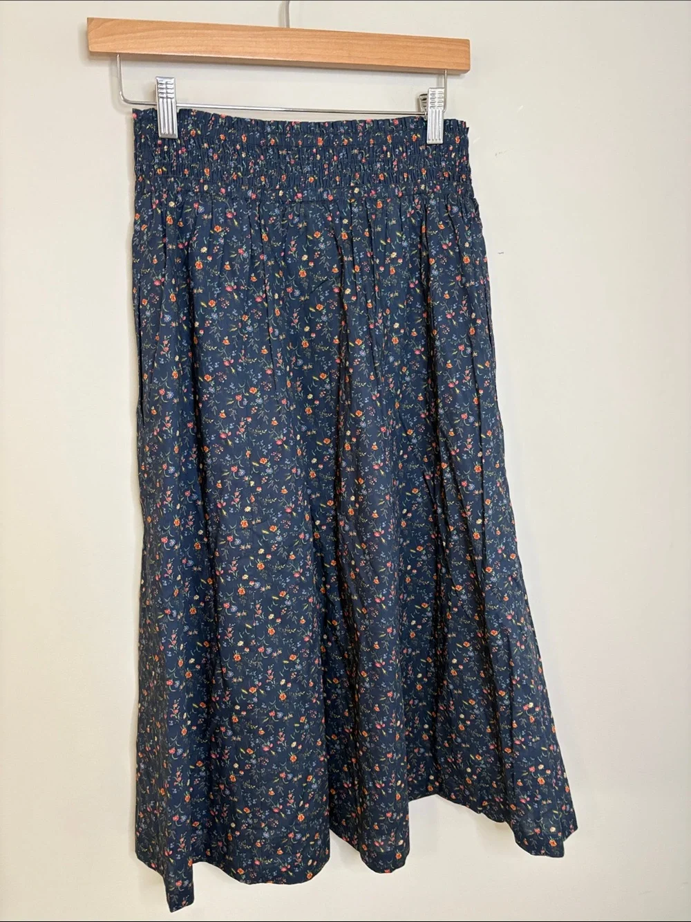 Garnet Hill Organic cotton Navy Blue Pockets Sz M - Picture 6 of 11